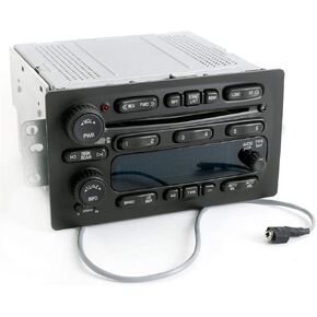 GMC Chevy Truck 2005-09 Radio AM FM 6 Disc CD Player w Auxiliary Input 15234935 (Renewed)