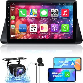 10.2 بوصة أندرويد سيار ستيريو لـ Honda Accord 2008-2013 مع Carplay و Android Auto و HD Touchscreen Bluetooth5.2 يدعم راديو GPS/WiFi/FM/SWC+HD Camera/MIC/DSP