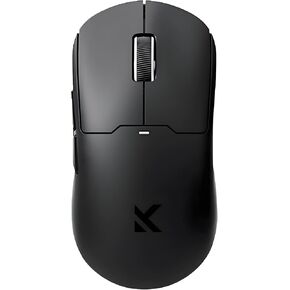 MCHOUSE A5 V2 Ultra Wireless Esports Gaming Mouse, Wired 8K/Wireless 4K Polling, 26,000 DPI, PAW3395 Optical Sensor, 54g Lightweight, 5 Programmable Buttons, 130 Hr Battery, for PC & Mac, Black