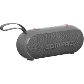 Compaq 10W Bluetooth Speaker – Portable Speaker with Bluetooth 5.0, IPX6 Waterproof, Uninterrupted Playtime, LED – Power and Performance for Indoor and Outdoor