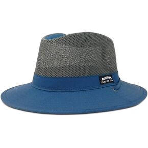 Panama Jack Nylon Mesh Safari Hat - Lightweight, UPF (SPF) 50+ Sun Protection, 2 1/2" Big Brim, Chin Strap