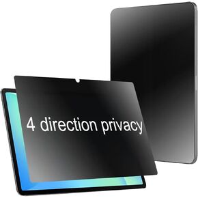 360 درجة واقي شاشة خصوصية غير لامع لـ Samsung Galaxy Tab S10 Fe Plus 13.1 بوصة مضادة لخطو