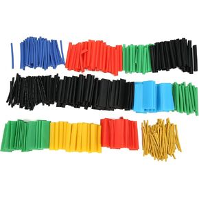 ciciglow 530Pcs Heat Shrink Tube, Insulation Sleeve Color Shrinkable Sleeving Wrap Set for Insulation of Capacitance for