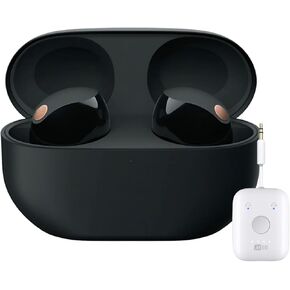 Sony WF-1000XM5 Truly Wireless Noise Canceling Earbuds (Black) Bundle with Bluetooth Audio Transmitter (2 Items)