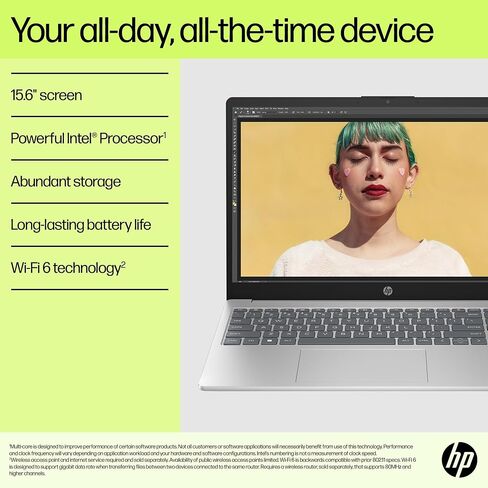 HP Laptop Computer 15.6" FHD Anti-Glare Display, 13th Gen Intel Core i7-1355U Processor, 16GB RAM, 1TB SSD, Intel Iris Xe Graphics, Wi-Fi 6, Bluetooth 5.3, Windows 11 Home in Saudi Arabia
