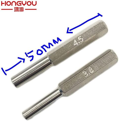 YANHAO [Video Game Parts] 3.8mm/4.5mm Repair Tool Security Screwdriver Tool Bit Gamebit for Nintendo NGC SFC MD NES N64 SNES Gameboy Open Tools [Replace] (Color : 4.5MM) in Saudi Arabia