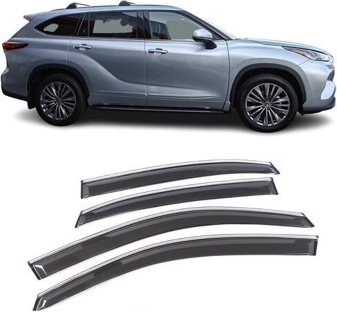 Side Window Visor Sun Deflector Rain Guard Vent Shade Fits Acura TLX 2015-2020 in Saudi Arabia