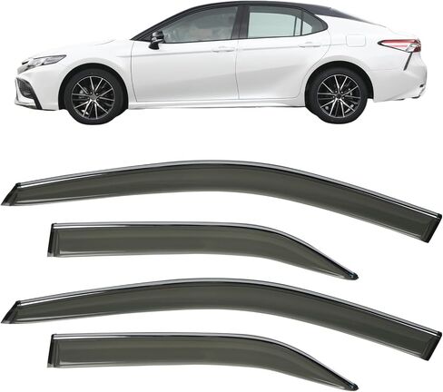 Side Window Visor Sun Deflector Rain Guard Vent Shade Fits Acura TLX 2015-2020 in Saudi Arabia