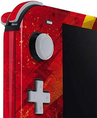 Skinit Skinit Gaming Gaming Skin متوافق مع Nintendo Switch Lite - Comics DC مرخص رسميًا تصميم نمط شعار الفلاش in Saudi Arabia