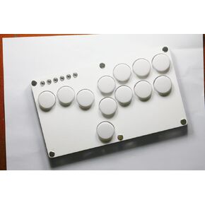 koucyingee Arcade Stick 16Keys All-Button Gamerfinger with Turbo Functions & Custom RGB,Arcade Controller Street Fight for PC/Ps3/Ps4/Switch/Steam Game Keyboard-Supports Hot Swap & SOCD