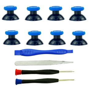 CTHTBZ 8PCS Replacement Thumbstick for Xbox one S/X/Elite Controller, Joysticks Repair Kit for Xbox Series X S Controller, Custom Analog Thumb Sticks Parts for Xbox Core Controller-Black