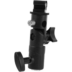 NUOBESTY Flash Lamp Holder Bracket Umbrella Mount for DSLR Camera Flash Strobe Light Tripod Stand Versatile Photography Accessory for Softbox LED