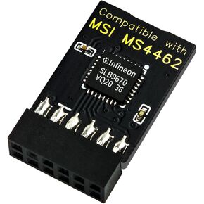 TPM 2.0 12Pin Module Chip for MSI Motherboards, Secure Boot and Data Protection for Windows 11/10