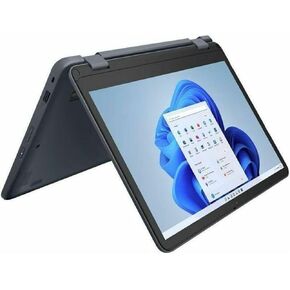 Lenovo 82VM000PUS 11.6" Touchscreen Convertible 2 in 1 Notebook - HD - 1366 x 768 - Intel N100 Quad-core (4 Core) 800 MHz - 8 GB Total RAM - 8 GB On-Board Memory - 128 GB SSD - Slate Gray