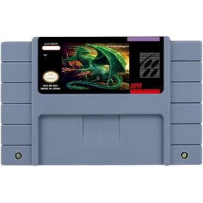 لعبة RPG لـ Emerald Dragon - خرطوشة إصدار الولايات المتحدة الأمريكية متاحة لأجهزة ألعاب الفيديو SNES