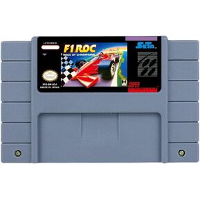 لعبة RPG لـ F1 ROC - RACE of Champions- الإصدار الأمريكية ، خرطوشة الإصدار المتاحة لأجهزة ألعاب الفيديو SNES