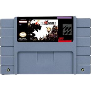 Finall Series Mystic Quest Ii Iii Iv V Vi - RPG Game Cartridge USA Ntsc Version for SNES Console (Battery Save) (Fantasy 6)