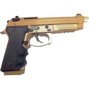 Hogue OverMolded Rubber Grip for Beretta 92X, 92 M9A4, and 92/96 Vertec, Black - 90000