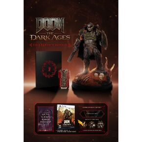 DOOM The Dark Ages Collector's Bundle, PS5 Game with Limited Edition Statue, Premium Content and Campaign DLC (US Version)