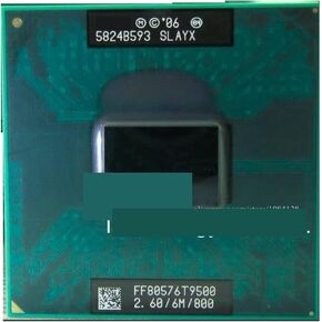 CPU CPU Laptop C 2 DUO T9500 CPU 6M CACHE/2.6GHz/800/Dual-Core Socket 479LAPTOP معالج GM45/PM45