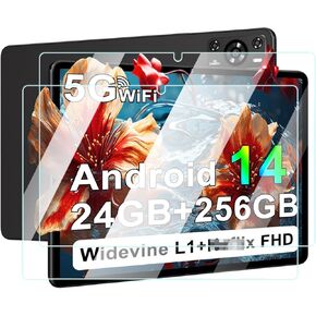 واقي الشاشة لـ Ziovo Z128 Tablet 11 بوصة 2025 Android 14 Tablet ، Uyrurel Anti-scratch 9h Hardness Touch حساس 2.5D الحواف الدائرية خالية من التثبيت سهلة التثبيت ، 2 عبوة.