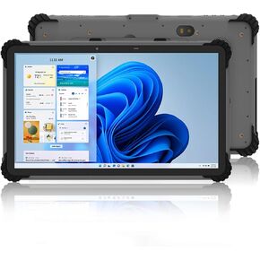 ST13-U Rugged Tablet with Barcode Scanner, 13.3" Windows 11 Pro IP65 Waterproof Tablet w/N4680 Scan Engine, 1D/2D QR Inventory Scanner, 32GB+1TB, 4G LTE/WiFi 6/NFC (I7, 32+1T, w/2D)