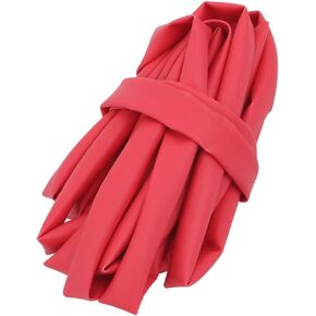 iivverr 2m 6mm inner di dia polyolefin أنبوب مثبطات اللهب باللون الأحمر لإصلاح الأسلاك (Tubo Ignífugo de poliolefina de diámetro interno de 2m 6 mm rojo para la reparación de cables