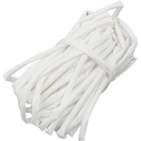 IIVVERR Polyolefin Heat Shrinkable Flame Retardant Tube 15 Meters Long 4.5mm Inner Dia White (Tubo ignífugo de poliolefina, termocontraíble, 15 metros, largo, 4,5 mm, diámetro interior,