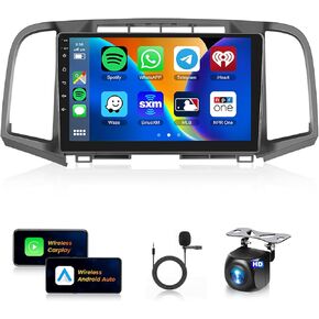 ستيريو سيارة لتويوتا فينزا 2008-2016 【8core 6+128g】 اللاسلكي carplay Android Auto ، 9 بوصة اللمس راديو الشاشة ، Android13/GPS/WiFi/32EQ DSP/59UI/Bluetooth5