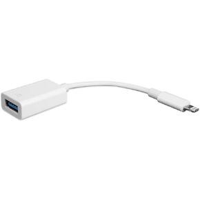 Rockville iUSB USB-A to Lightning Adapter Dongle, Data Transfer, Plug-and-Play, Multi-Device Compatibility, Perfect for Content Creators and Musicians