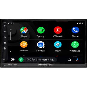 Soundstream VRCPAA-70MW 7 "Wireless Apple Car Play Android Auto Bluetooth Stereo