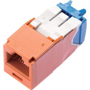 Panduit CJ6X88TGOR Category-6A 8-Wire TG-Style Jack Module, Orange
