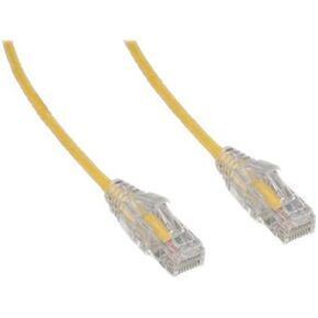 CableWholesale Slim Cat6a Ethernet Patch Cable, 28AWG, 500MHZ, ETL/UL/CSA Approved, RJ45 Copper Connector Snagless/Boot, Internet Network Patch Cable, Green, 3 Feet