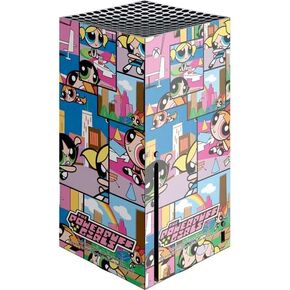 Skinit Decal Gaming Skin Compatible with Xbox Series X Console - Officially Licensed Cartoon Network Powerpuff Girls Hearts Design