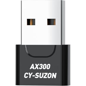 AX300 USB WiFi 6 Adapter for Desktop PC Laptop, Portable USB Wireless Adapter WiFi Dongle for Windows 11/10/7, 2.4GHz Only, 286Mbps, Easy Setup, NOT for Mac