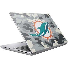 Skinit Decal Laptop Skin Compatible with HP ZBook Fury 16 G10 - Officially Licensed NFL Miami Dolphins Camo Design