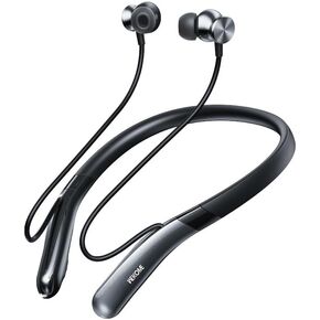 Neckband Bluetooth Headphones, Wireless Earbuds with Mic, CVC8.0 Noise Canceling Calls, 35Hrs Playtime, IPX5 Waterproof Magnetic Earphones Stereo Headsets for Sports (Blue)