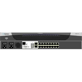 Raritan 16-Port Serial Console Server with Dual-Power AC, DSX2-16 (with Dual-Power AC Dual gigabit LAN. Serial, USB and KVM loca