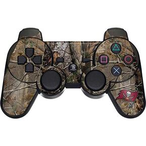 Skinit Decal Gaming Skin Compatible with PS3 Dual Shock Wireless Controller - Officially Licensed NFL Tampa Bay Buccaneers Realtree AP Camo Design