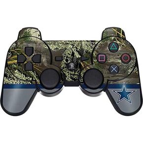 Skinit Decal Gaming Skin Compatible with PS3 Dual Shock Wireless Controller - Officially Licensed NFL Realtree Camo Dallas Cowboys Design