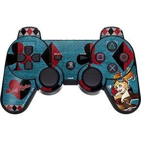 Skinit Decal Gaming Skin for PS3 Dual Shock Wireless Controller - Officially Licensed Warner Bros Harley Quinn Design