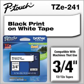 Brttze241 Label 3 4 Bk Wht