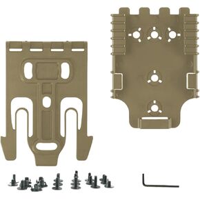 QLS Quick Locking System Kit ، QLS 19 22 ملحق منصة للهاتف والملحقات مع قفل شوكة ولوحة مستقبل ، تان