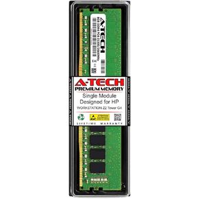 A-Tech 8GB RAM for HP Workstation Z2 Tower G4 | DDR4 2666MHz DIMM PC4-21300 288-Pin Non-ECC UDIMM Memory Upgrade Module