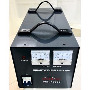 Simran VSR-10000 Deluxe Voltage Transformer Converter 110V -240V with Built-in Voltage Regulator/Stabilizer 10000 Watt