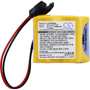 Compatible with Battery for Allen Bradley 1747-L511 SLC 5/01 Controller, 1747-L514 SLC 5/01 Controller, 1747-L524 SLC 5/02 Controller (2900mAh)