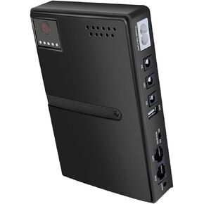 Uninterruptible Power Supply 15V 24V POE 5V 9V 12V USB 18W Output DC UPS Battery Backup, for Camera Router Optical Modem (US Plug)