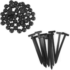 20pcs Nylon Universal Cable Tie Buckle Set, Cable Ties Straps with 20 Self-Locking Zip Ties Holder Versatile Fastening Straps Tool for Car Daily Repairing