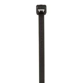Panduit PLT3I-M0 Cable Tie, Intermediate, Weather Resistant Nylon 6.6, 11.4-Inch Length, Black (1,000-Pack)