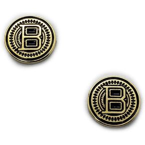 Custom 2 X Browning Grip Medallions HI-Power B Challenger Real Gold Plated